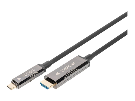 DIGITUS USB - Type C to HDMI AOC FO 15m|AK-330150-150-S