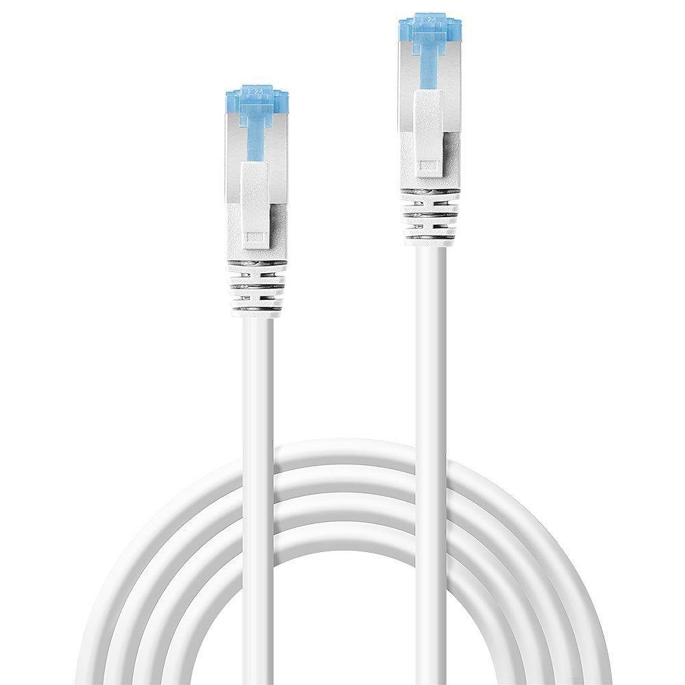 Kabelis LINDY 47191 CAT6A S/FTP 0.5M/WHITE