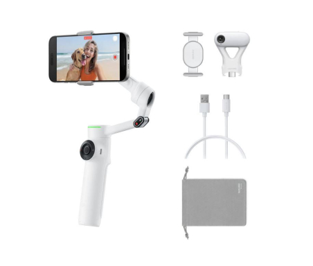 GIMBAL FLOW 2 PRO AI TRACKER/CINSABQB/TRUCKERWHITE INSTA360|CINSABQB/TRUCKERWHITE