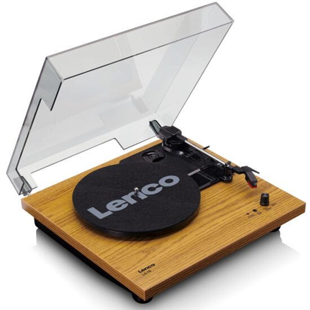Lenco LS-10 record player with speakers wood | Lenco|LS-10WD