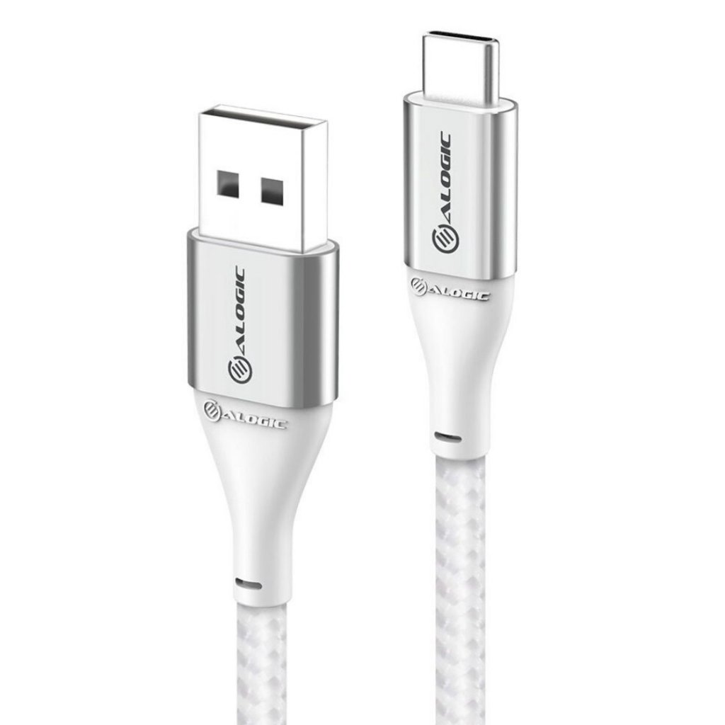 Kabelis ALOGIC Ultra USB-A to USB-C 3A/480Mbps - Silver