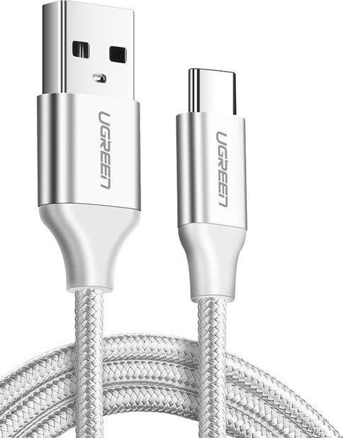 USB cable Ugreen USB-A - USB-C 2 m White (60133)