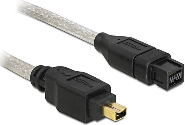 Delock Firewire 9-pin - Firewire 4-pin, 1m, White (82588)