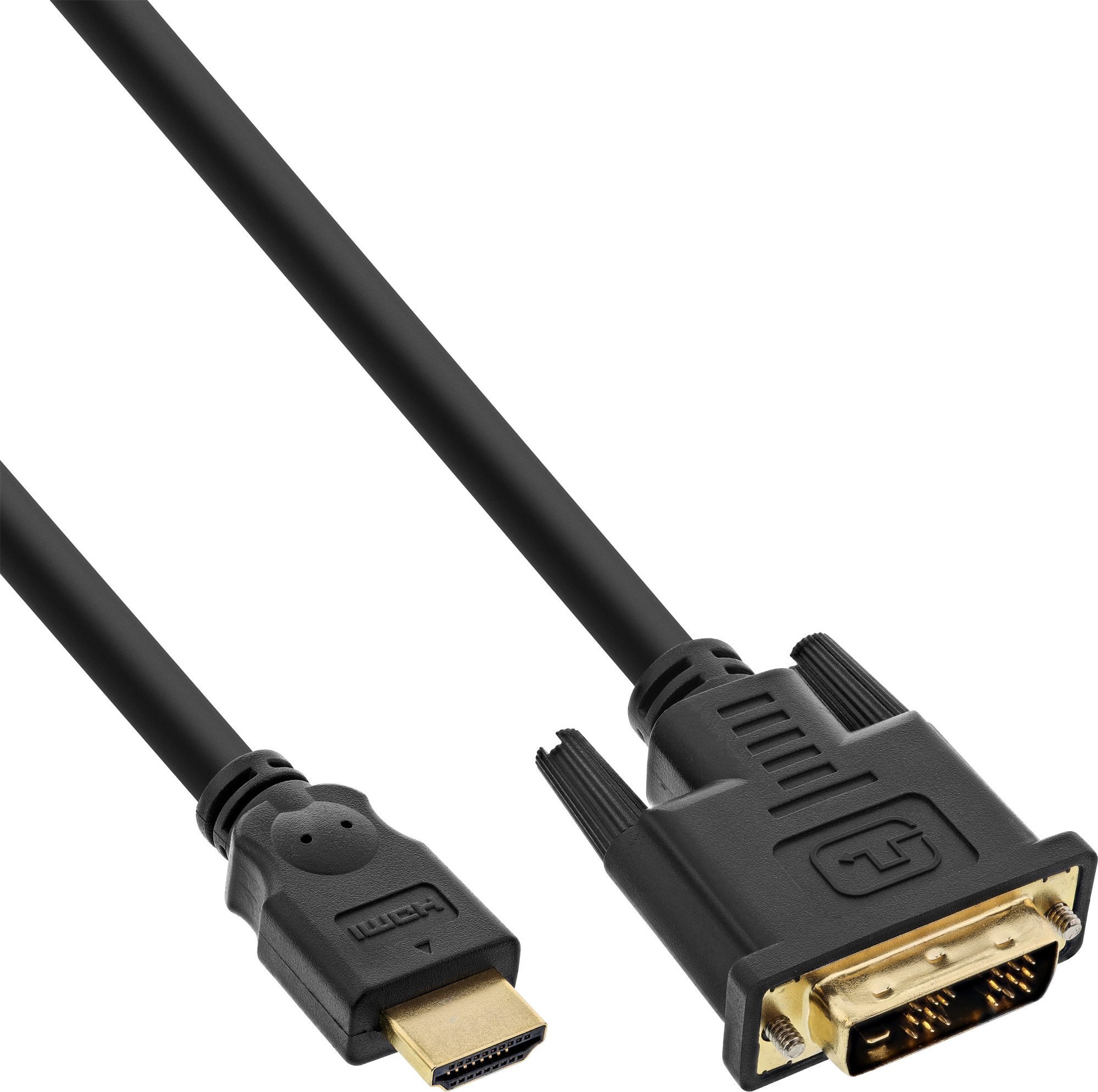 Cable InLine HDMI - DVI-D 0.5m black (17659P)