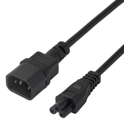 Maitinimo kabelis DELTACO IEC C14 - IEC C5, 3m, juodas / 1902270