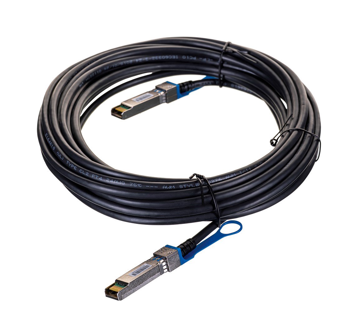 NETGEAR AXC7610 „InfiniBand“ arba pluoštinis optinis kabelis 10 m SFP+ Juoda
