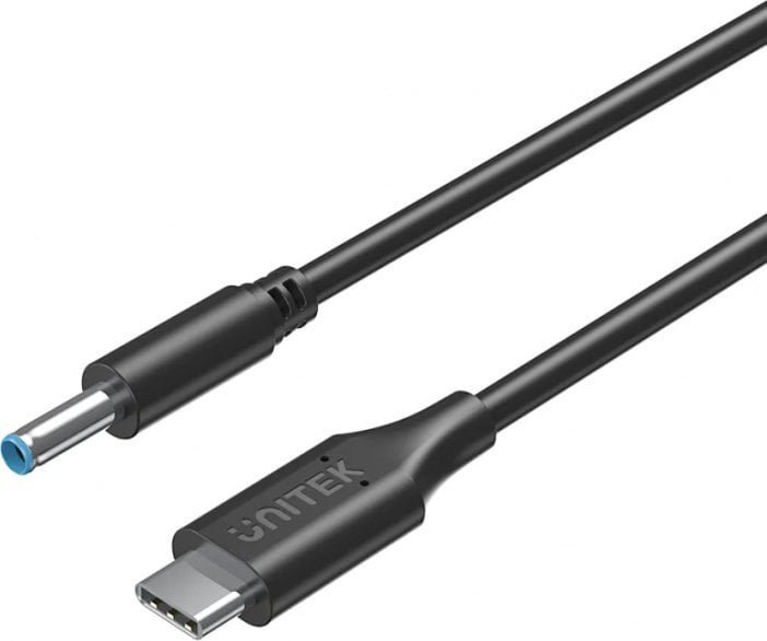 USB cable Unitek USB-C - DC 4.5 x 3.0mm 1.8 m Black (C14117BK-1.8M)