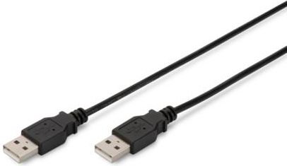 USB cable Digitus USB-A - 1 m Black (AK-300101-010-S)