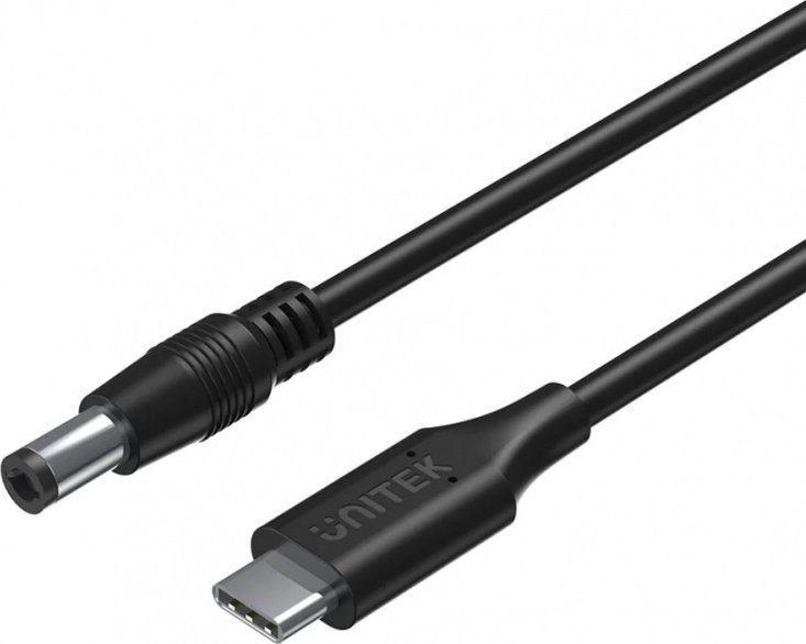 USB cable Unitek USB-C - DC 5.5 x 2.5 mm 1.8 m Black (C14116BK-1.8M)