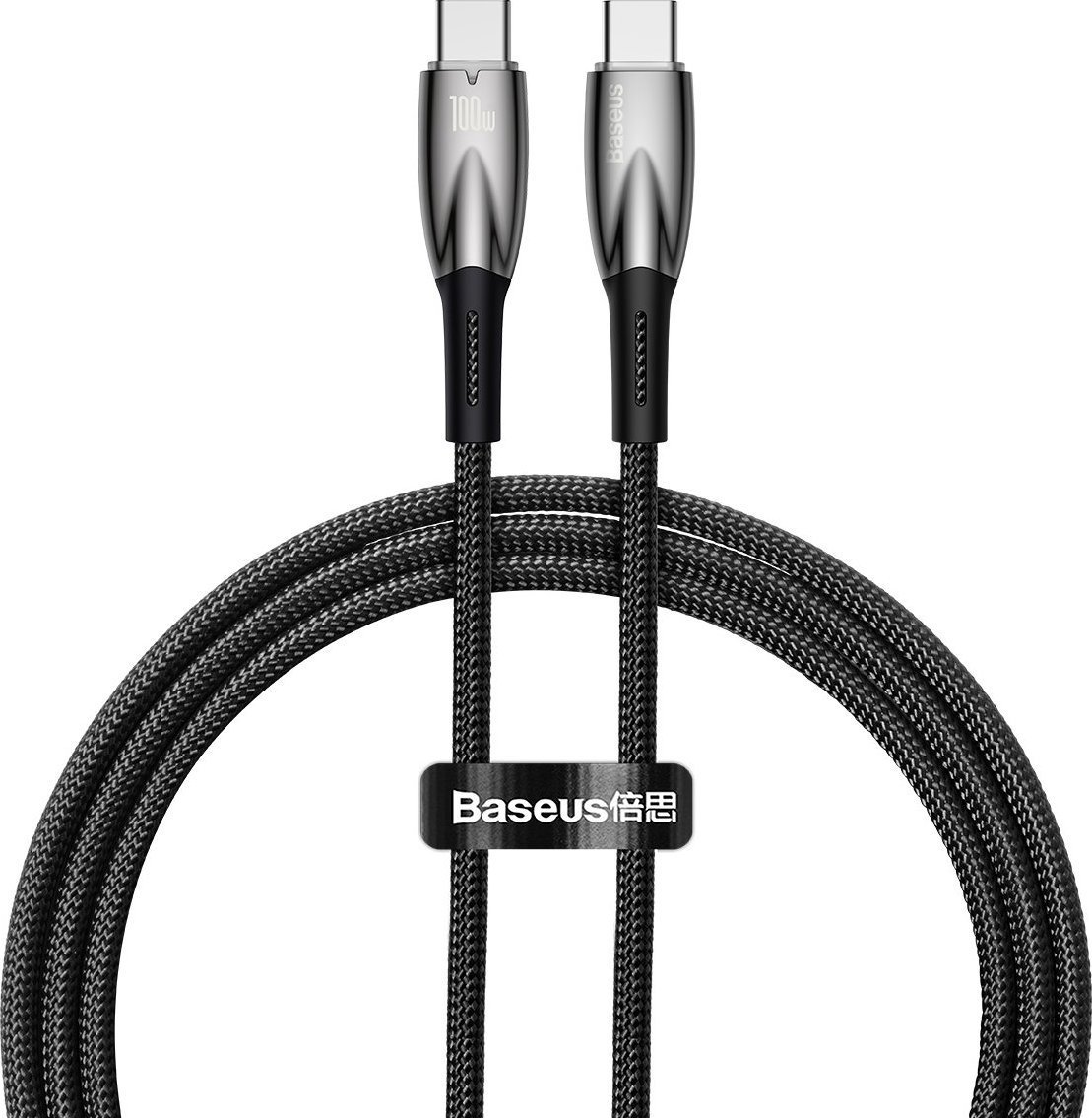 USB cable Baseus USB-C - USB-C 1 m Black (CADH000701)
