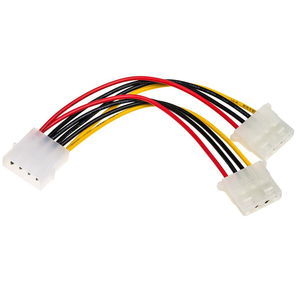Akyga Molex - Molex x2, 0.15m, Multicolor (AK-CA-15)