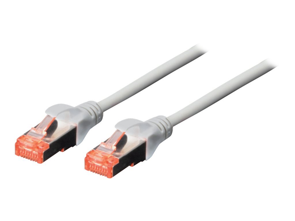 Kabelis DIGITUS patch cable SFTP/PIMF CAT6 15m 4x2AWG 26/7 2xRJ45 grey