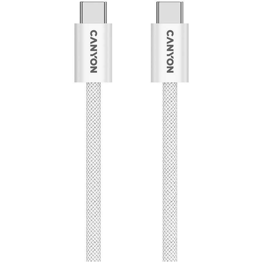 CANYON cable OnWire 60MG C-C 60W Magnet Braided 1m White