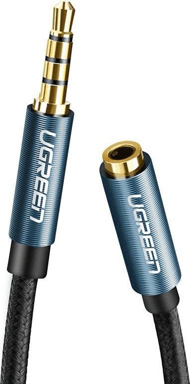 Cable Ugreen Jack 3.5mm - Jack 3.5mm 1.5m blue (UGR641BLU)