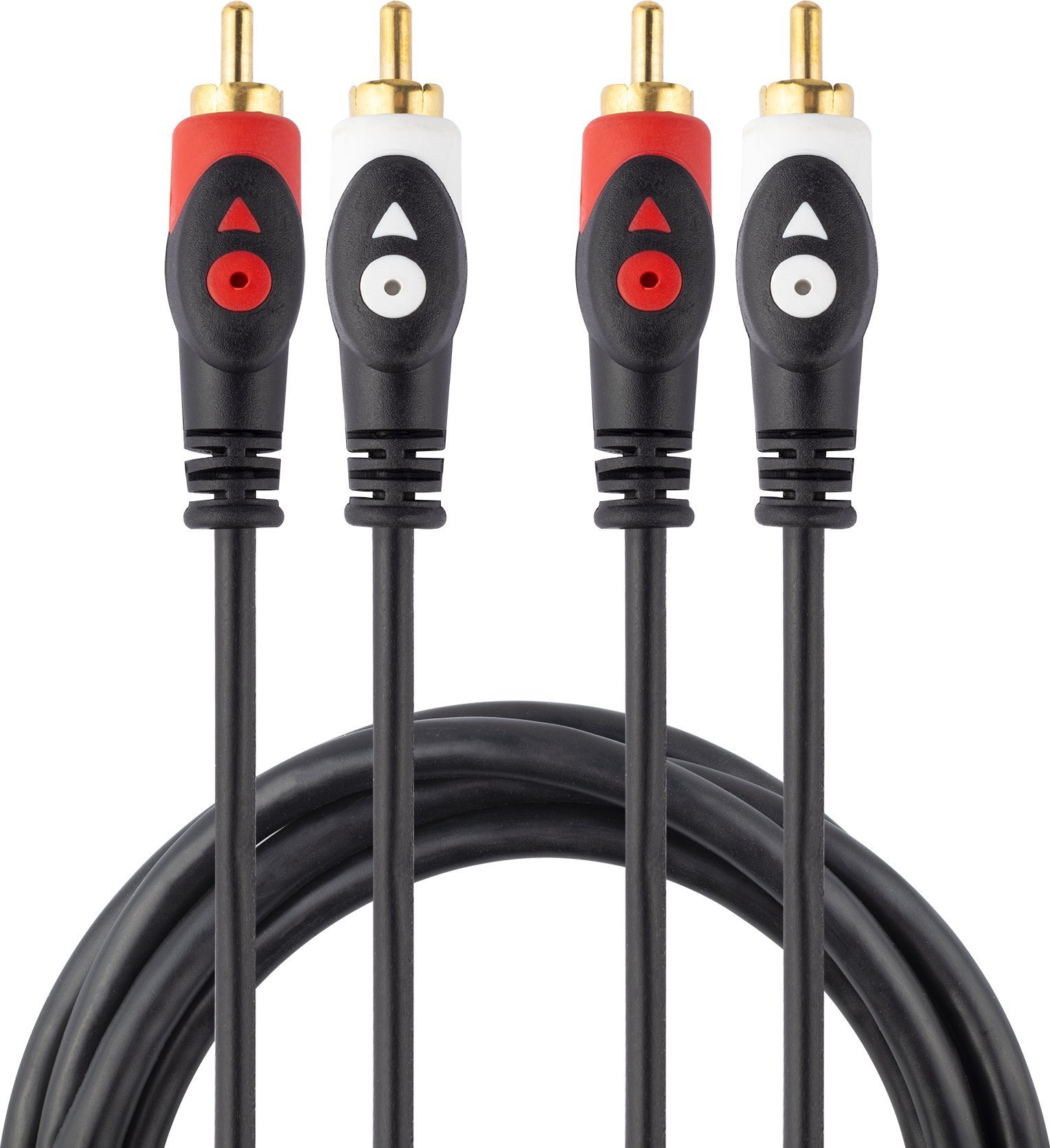 Cable Libox RCA (Cinch) x2 - RCA (Cinch) x2 1.5m black (LB0019)