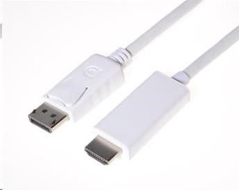Cable PremiumCord DisplayPort - HDMI 2m white (kportadk01-02)