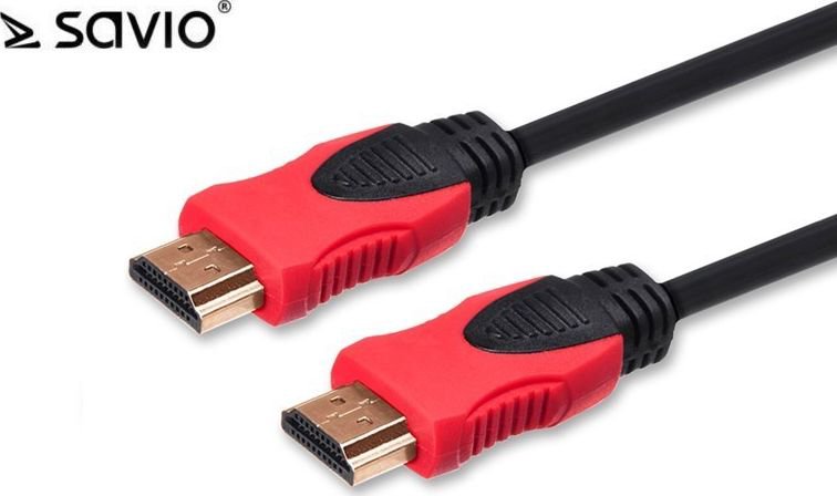 Cable Savio HDMI - HDMI 7.5m red (SAVIO CL-140)