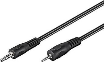 Cable PremiumCord Jack 2.5mm - Jack 3.5mm 2m black (kjack2mm2)