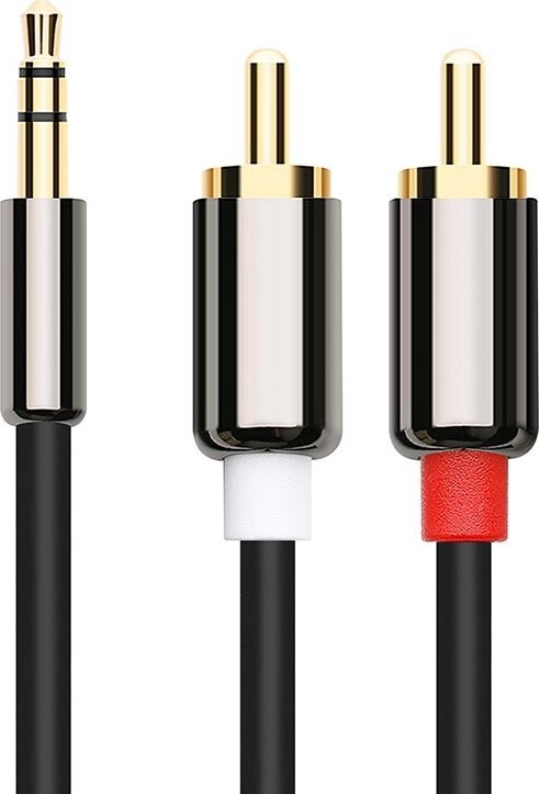 Cable Libox Jack 3.5mm - RCA (Cinch) x2 1.5m silver (LB0092)