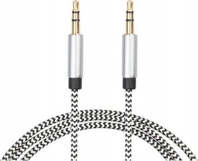Cable Libox Jack 3.5mm - Jack 3.5mm 1m silver (LB0094)