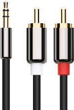 Cable Libox Jack 3.5mm - RCA (Cinch) x2 3m silver (LB0093)