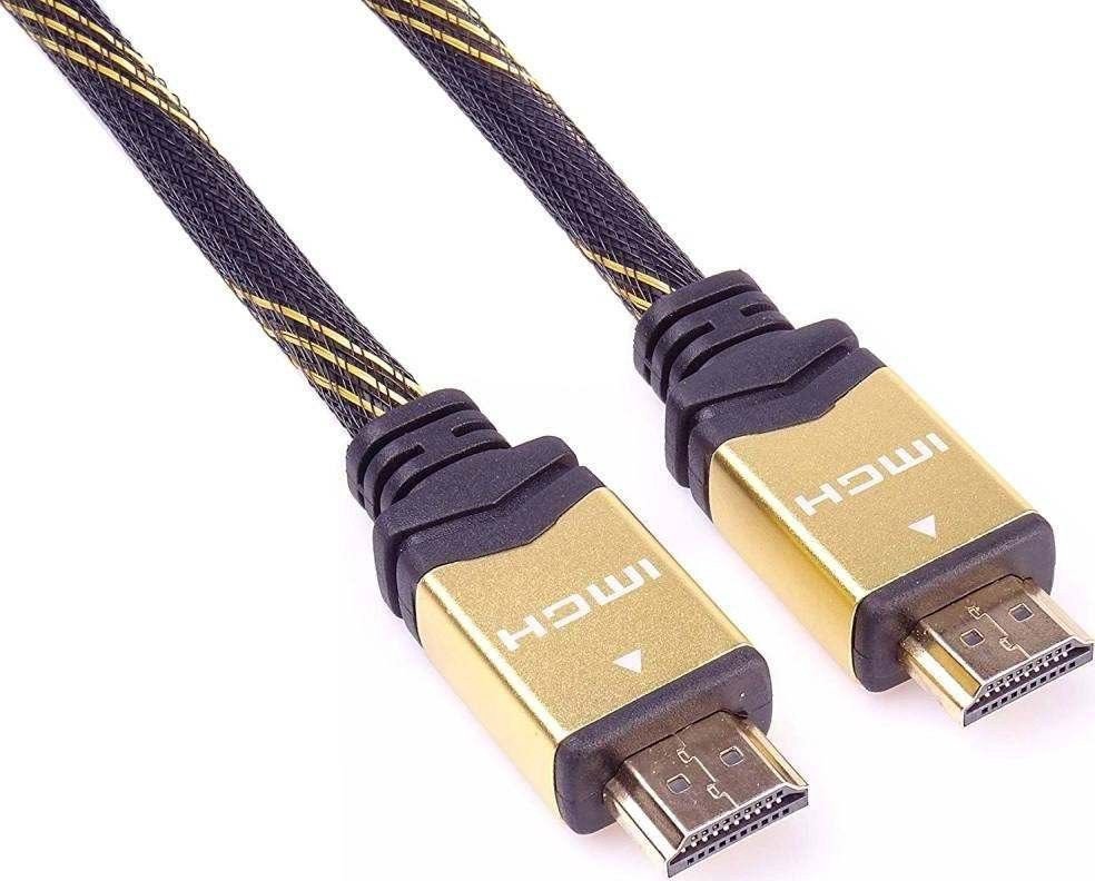 Cable PremiumCord HDMI - HDMI 5m gold (kphdm2q5)