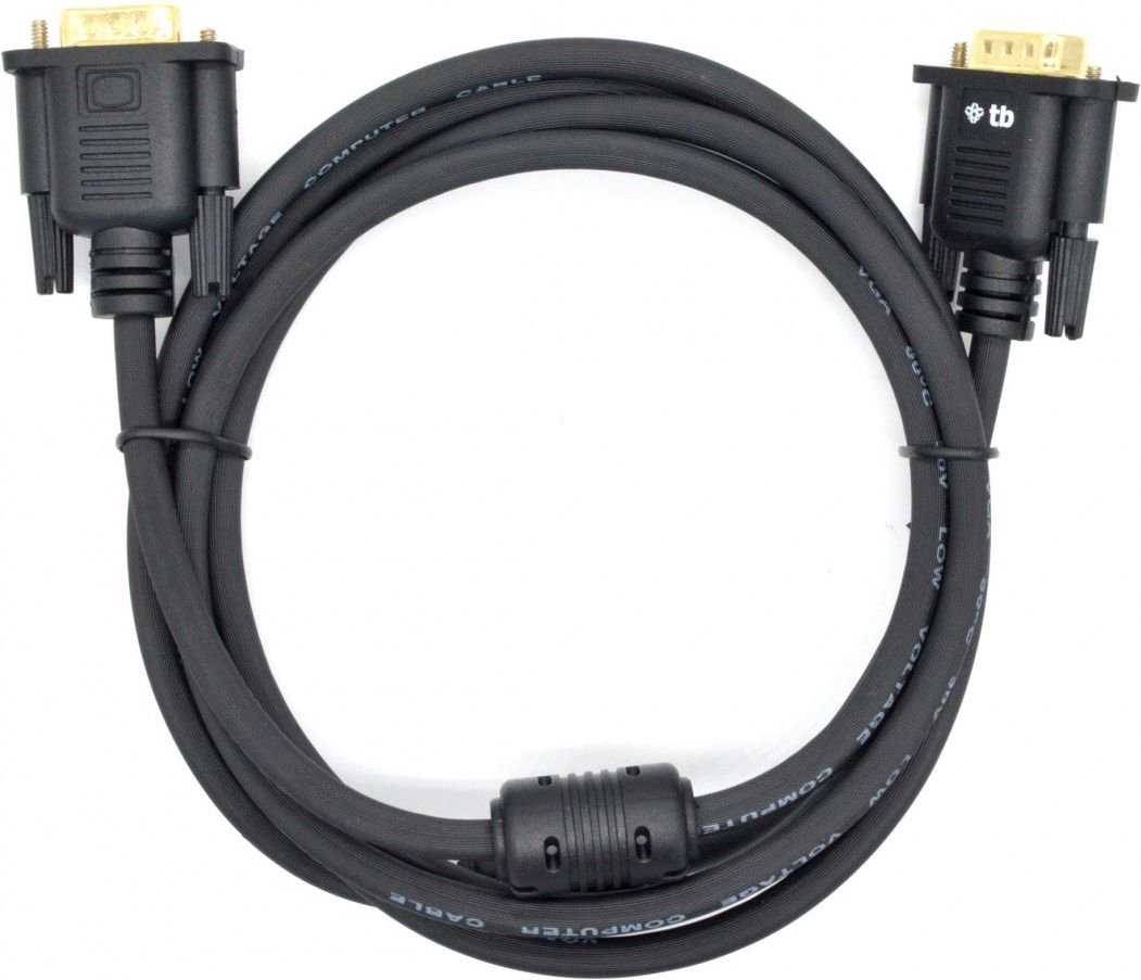 Cable TB Print D-Sub (VGA) - D-Sub (VGA) 1.8m black (AKTBXVGAMMG180B)