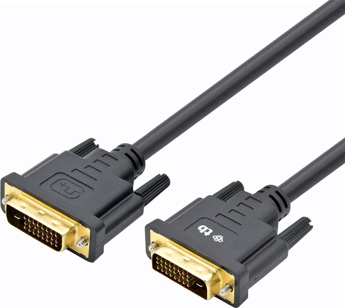 Cable TB Print DVI-D - DVI-D 1.8m black (AKTBXVD24DVI18B)