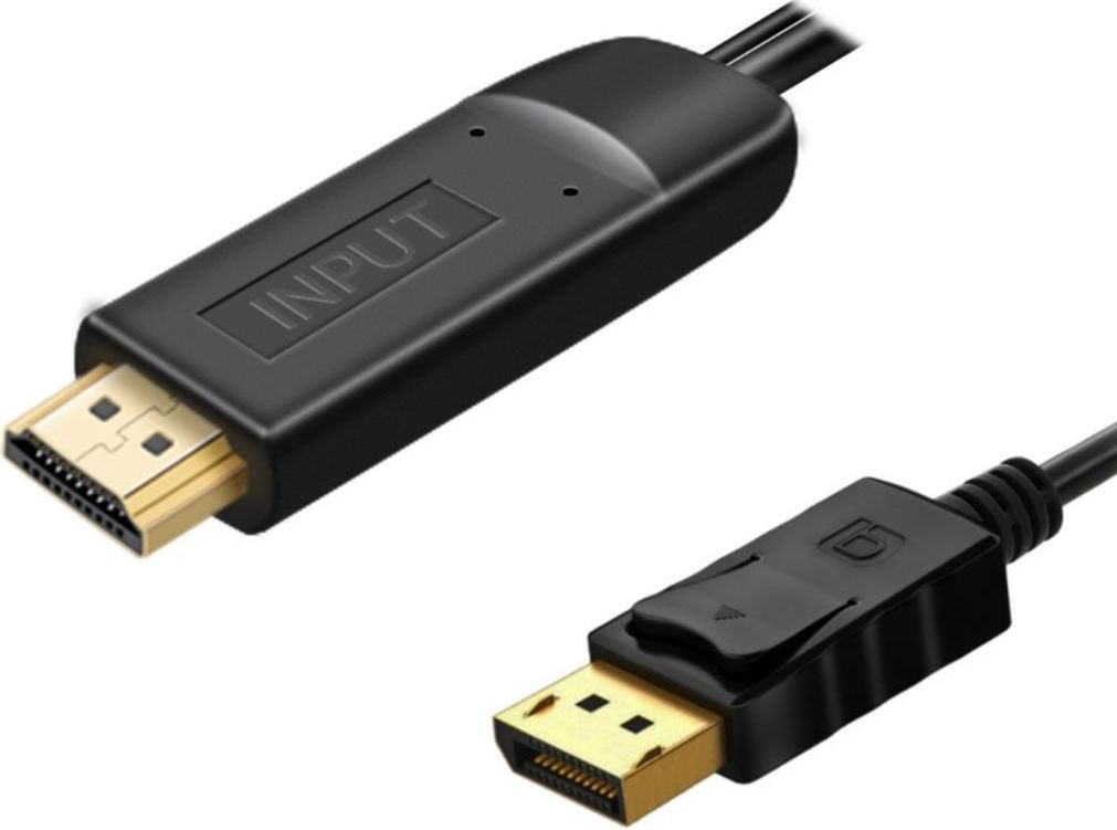 Cable PremiumCord DisplayPort - HDMI 2m black (kportad21)