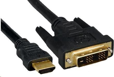Cable PremiumCord HDMI - DVI-D 1m black (kphdmd1)