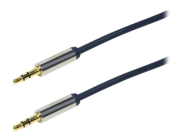 Kabelis LOGILINK CA10300 LOGILINK - Audio 3.5 Stereo M/M, straight, 3.00 m, blue