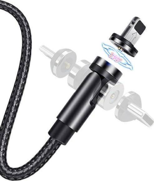 USB cable Usams USB-A - Lightning 1 m Black (109577)