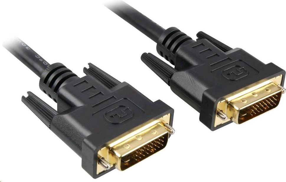 Cable PremiumCord DVI-D - DVI-D 10m black (kpdvi2-10)