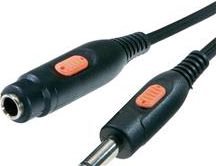 Jack 6.3mm cable - Jack 6.3mm 5m black