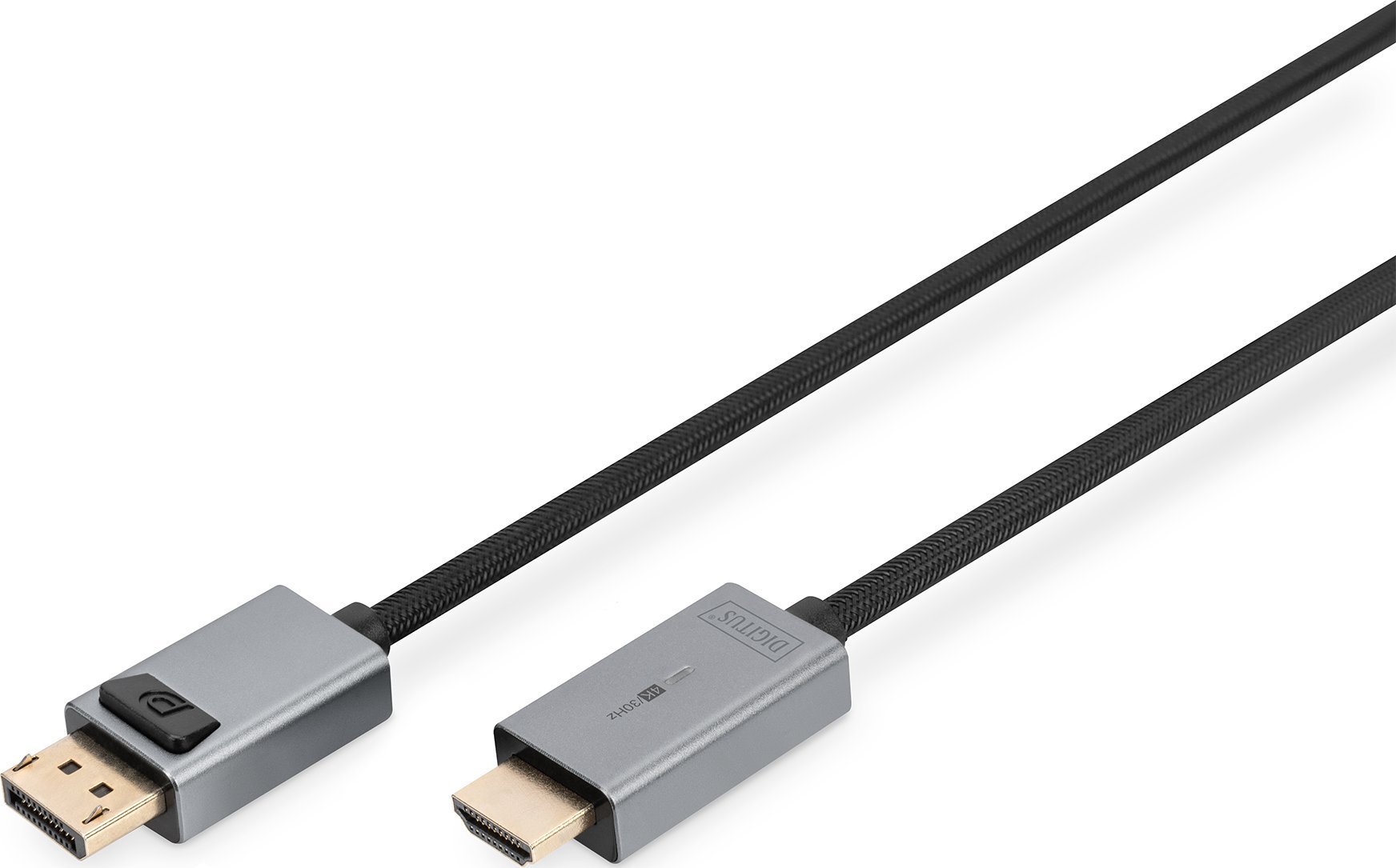 Cable Digitus DisplayPort - HDMI 3m grey (DB-340202-030-S)