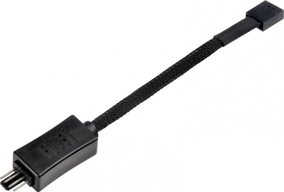 SilverStone 4-pin - 4-pin, 0.1m, Black (40165)