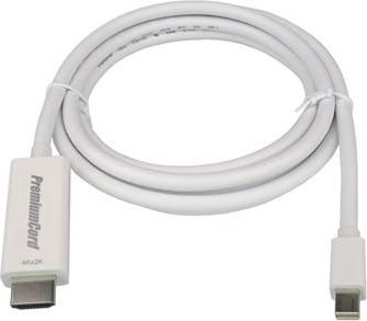 Cable PremiumCord DisplayPort Mini - HDMI 3m white (kportadmk04-03)