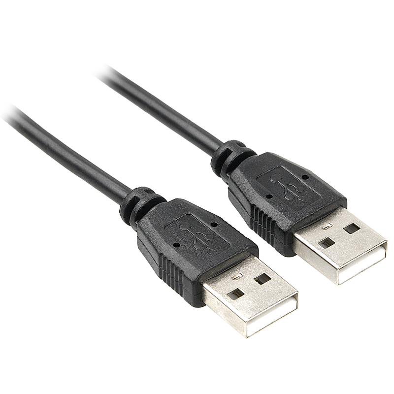 Akyga AK-USB-11 USB kabelis 1,8 m 2.0 USB A 2 x USB A Juoda