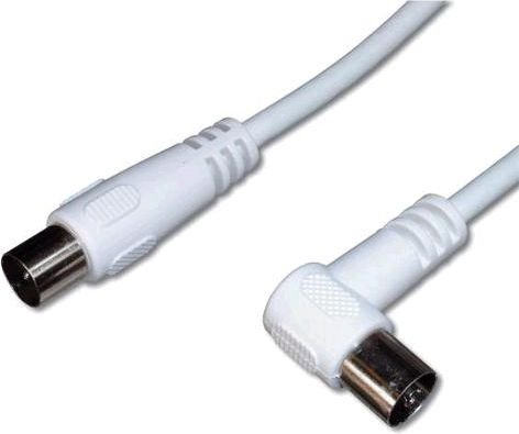 Cable PremiumCord Antenna 2m white (ktmf02U)