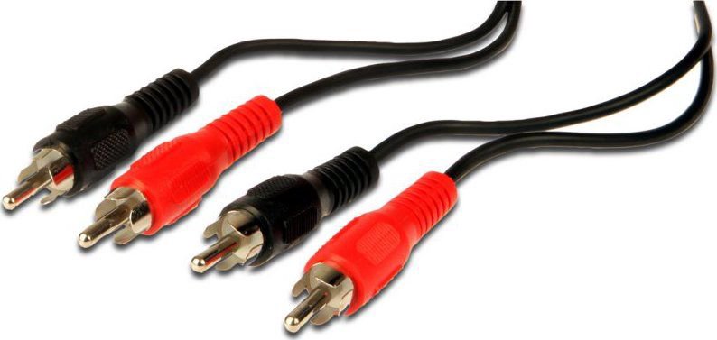 Cable PremiumCord RCA (Cinch) x2 - RCA (Cinch) x2 15m black (kjackcmm2-15)