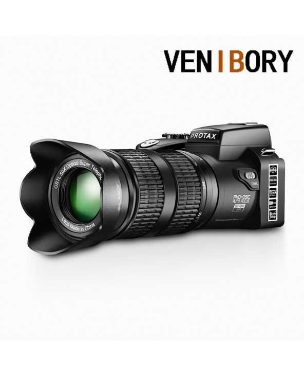 VENIBORY HD skaitmeninis fotoaparatas PROTAX D7100 33 milijonų pikselių automatinis profesionalus SLR vaizdo kamera 24x optinis