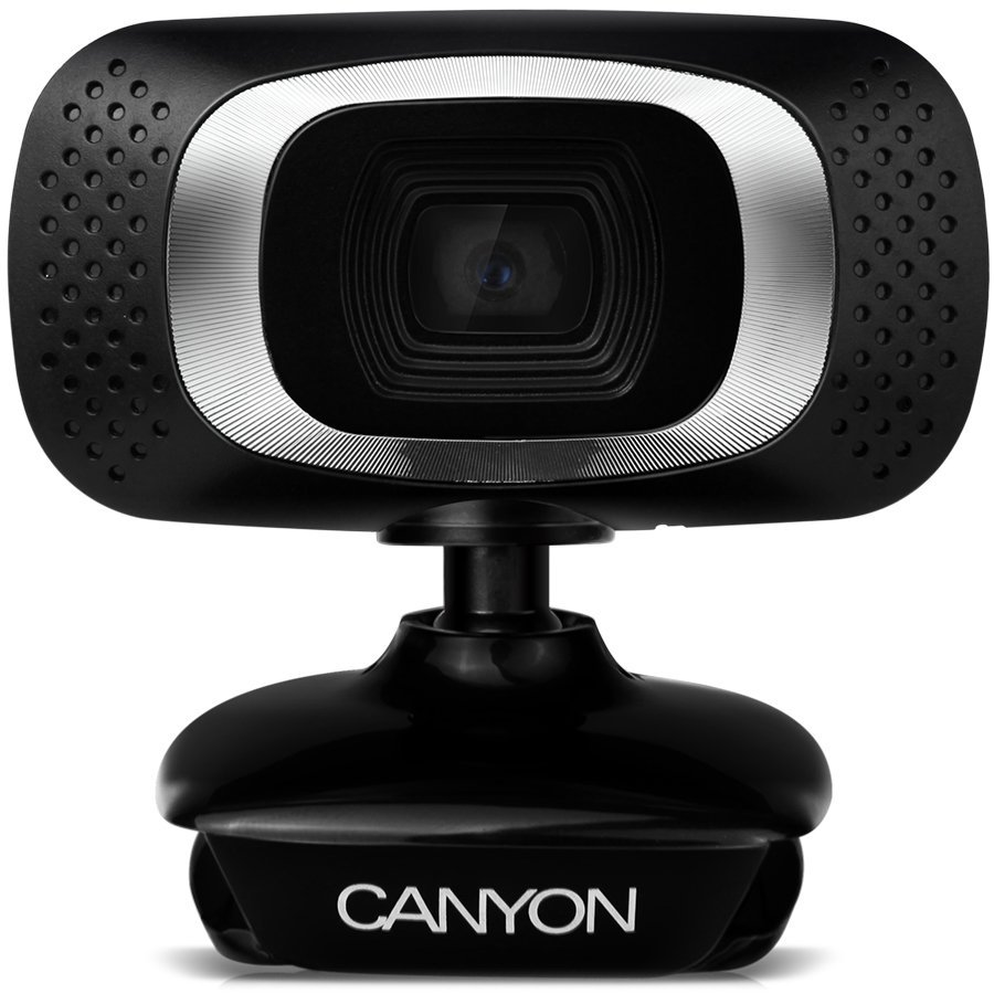 Internetinė kamera CANYON CNE-CWC3N, HD, juoda