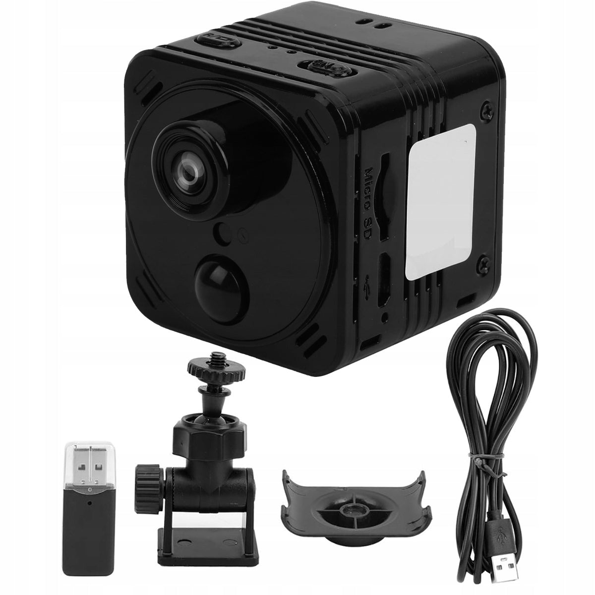 Mini slapta kamera 1080P HD SMART 4K WIFI su judesio aptikimu