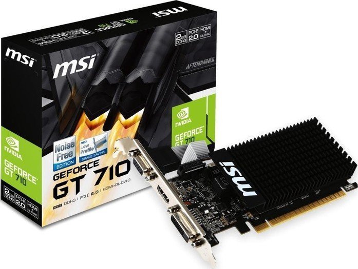 Graphical card MSI GeForce GT 710 Low Profile 2GB DDR3