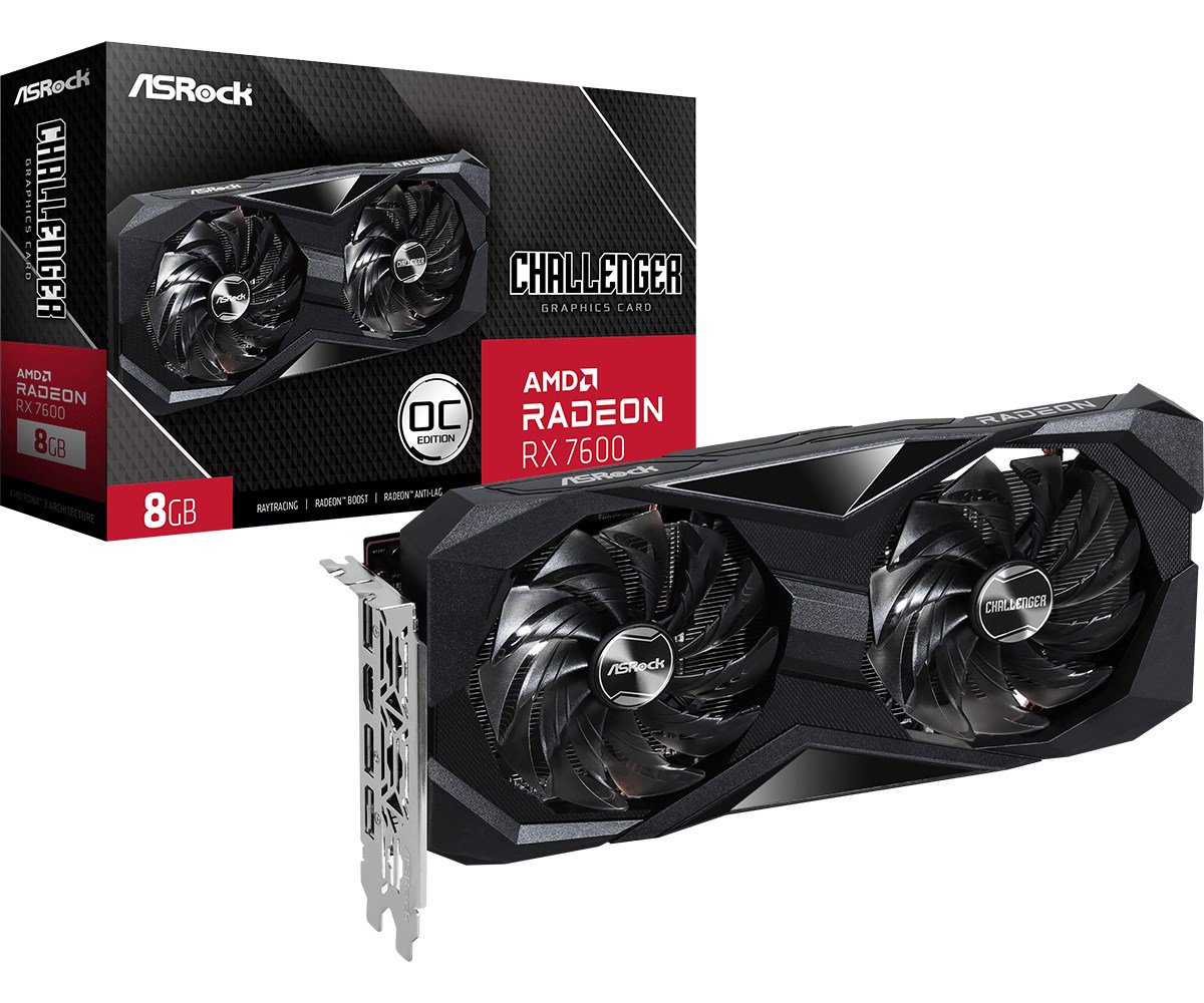 Vaizdo plokštė ASROCK RX 7600 CL 8GO