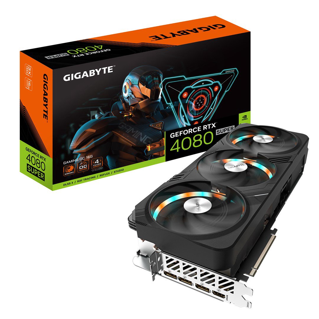 Vaizdo plokštė Gigabyte  GV-N408SGAMING OC-16GD 1.0  NVIDIA  16 GB  GeForce RTX 4080 SUPER  GDD