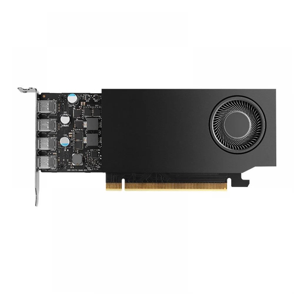 PNY NVIDIA A1000 8GB GDDR6 128-bit, Low Profile, PCIe 4.0 x8, Single slot, 4 x Mini DisplayPort 1