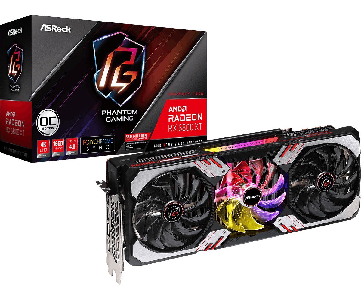 Vaizdo plokštė ASROCK RX6800XT PG 16GO