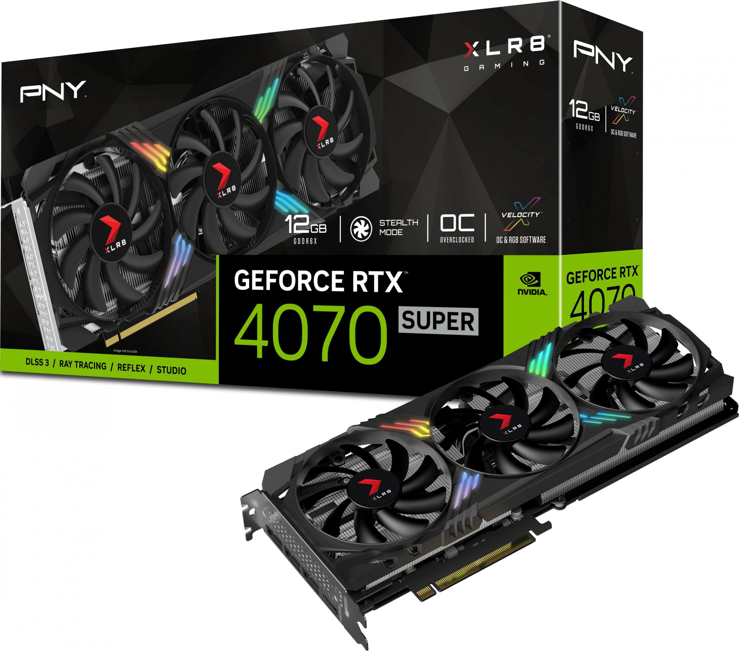 Graphical card PNY GeForce RTX 4070 SUPER XLR8 Gaming Verto Epic