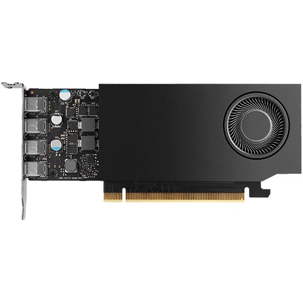 PNY NVIDIA A400 4GB GDDR6 64-bit, Low Profile, PCIe 4.0 x8, Single slot, 4 x Mini DisplayPort 1.4a